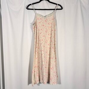 Vintage Cherokee Floral Slip Midi Dress